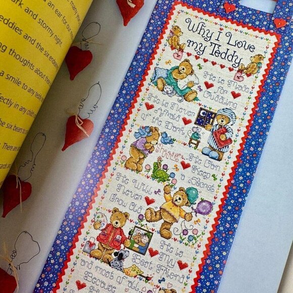 Teddy Bears in Cross Stitch Over 30 Adorable Designs Charts Patterns Book - Picture 3 of 7